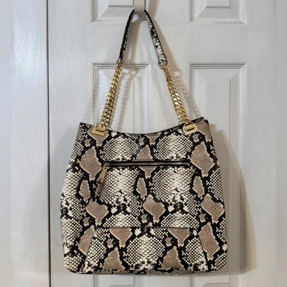 [NWOT] I.N.C. Trippi Chain Tote | Snake Print - Picture 2 of 4